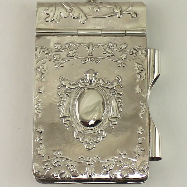 Silver Notepad Handmade Notepad - Etsy