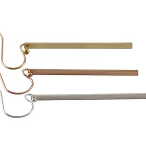 Dünne lange Bar Ohrringe, zwei Länge erhältlich, Bar Ohrringe, Sterling Silber, Gold gefüllt, Rose Gold gefüllt, einfache Bar, minimalistisch, GFER72