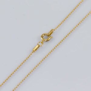 1mm Gold Filled & Sterling Silver Bead Chain, Beaded Chain, Tiny Beads, Delicate, Dainty, Layering Chain, Layered, Chain, DIY, SCN083, GVN13