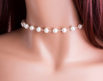 WANGENPING Collana di perle vintage lunga 180 cm, 8 mm, ovale, in argento Sterling 925, da donna, elegante, alla moda, per carnevale, accessorio per feste e ragazze, Eine Größe, Perla, No
