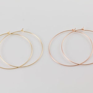 Sterling Silver Tube Hoop Earring Component, Priced per Pair