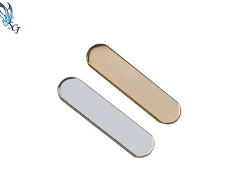 5pcs-19mm x 4mm 19 GAUGE Gold Filled Medium Rectangle Bar, Bar Nameplate For Initials or Names, Stamping Blank Supply, Jewelry Supply ST66QR