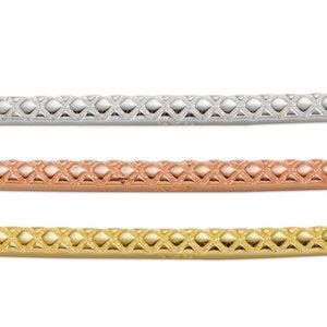 Small Short Textured Bar Connector, Texture Bar Connector in Sterling Silver, Gold Plated, Rose Gold Plated, Gold Bar Pendant, CM092LC