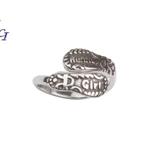 Runner Girl Sterling Silver Adjustable Ring, Runner Girl Ring, Runner Ring, Gifts For Runners, Team Gift Ideas, Runners, Girl Runner, SR262