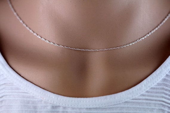 2pcs Minimalist Chain Necklace,one-size