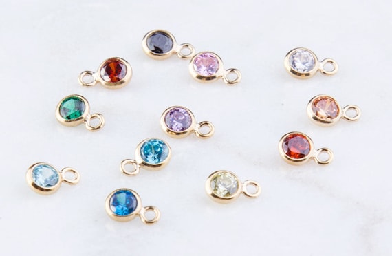 January 14K Gold-filled Earrings with Cubic Zirconia January 14K Gold-filled Earrings with Cubic Zirconia
