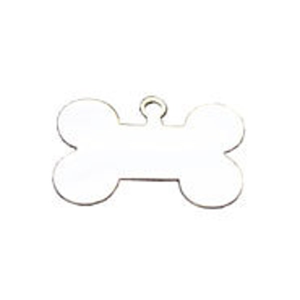 3pcs-13mm x 20mm Dog Bone Stamping Blank Charm in Sterling Silver, Gold Filled, Stamping Supplies, Bulk Dog Tags, Jewelry Findings, ST56DR
