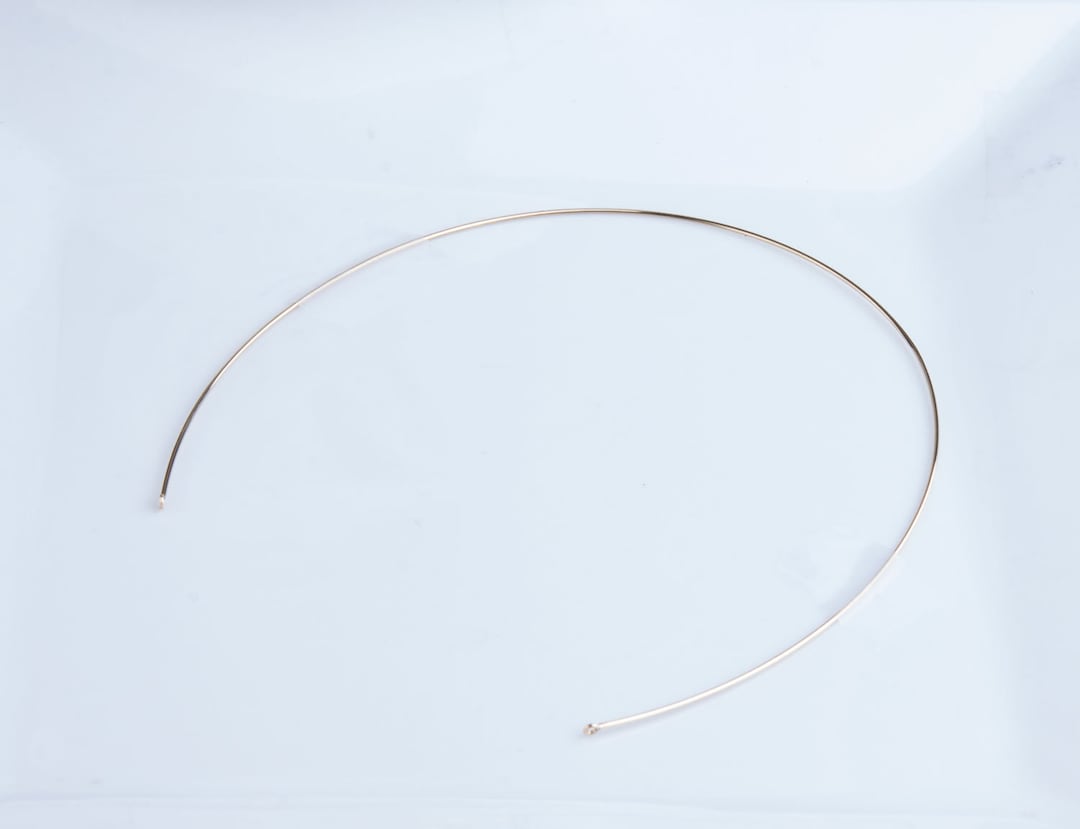 14K Gold Filled Wire Finding, Gold Filled Wire, Neck Ring, Jewelry