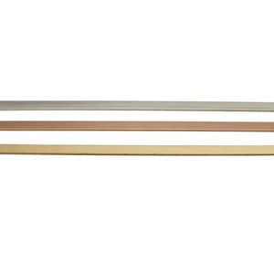 3 mm x 5 pouces 20 GAUGE estampage Bracelet barre, Gold Bracelet Bar Stamping blanc, argent, lingot d’or rempli Bracelet manchette, ST90QR