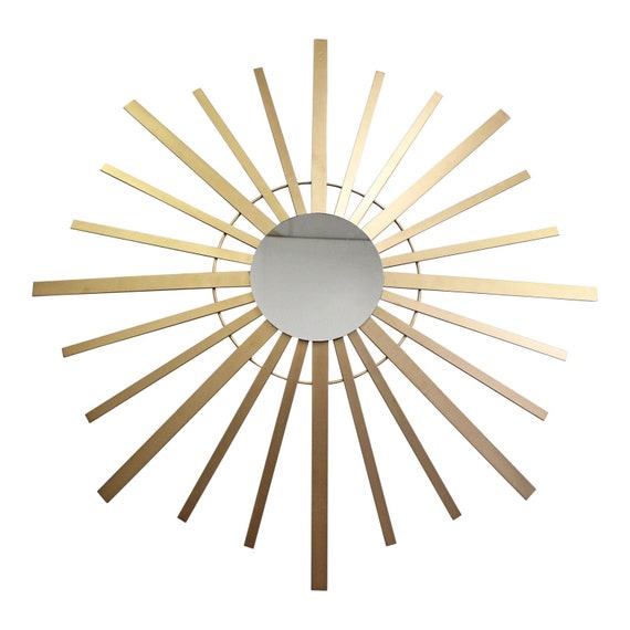 Mid Century Modern Gold Atomic Starburst Decorative Wall Atomic Starburst Decorative Wall