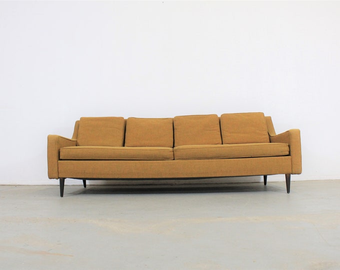 Mid-Century Modern Paul McCobb Style Sofa on Pencil Legs