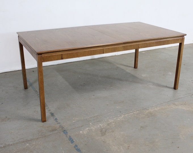 Mid-Century Modern Founders 108" Dining Table W 2 Extensions