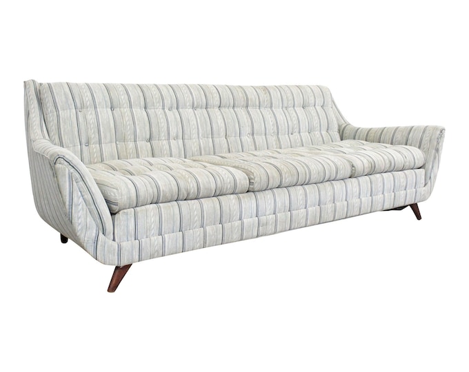 Vintage Mid-Century Modern Adrian Pearsall Style Bassett Prestige Sofa