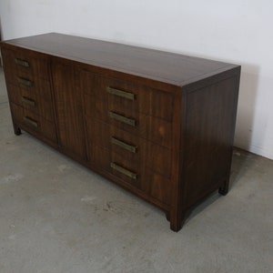 Mid-Century Modern Asain Credenza/Dresser Black Mahoghany by Heritage Furniture image 5