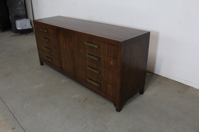 Mid-Century Modern Asain Credenza/Dresser Black Mahoghany by Heritage Furniture image 5