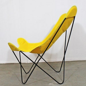 Mid-Century Modern Welded Iron Butterfly Chair Danish Modern Knoll Style image 5