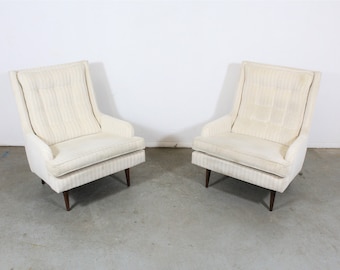 Pair of Mid-Century Danish Modern Paul McCobb Style Lounge Chairs