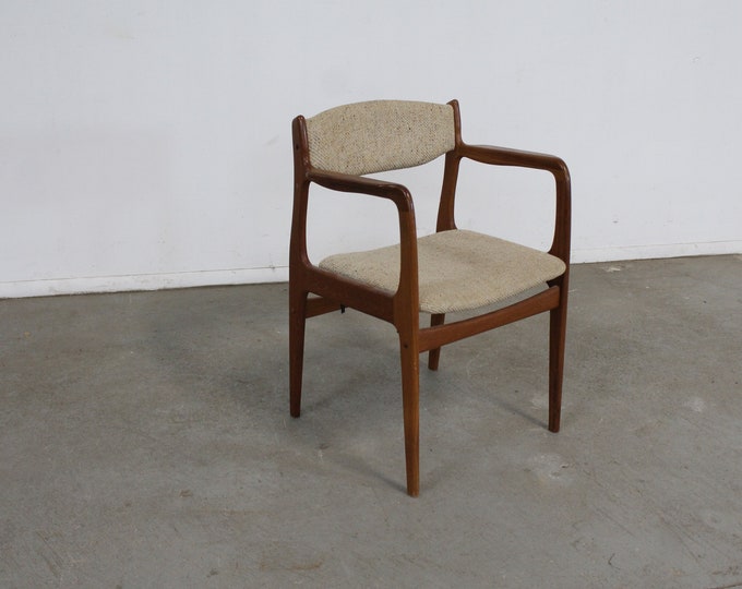 Danish Modern Teak Dining Arm Chair