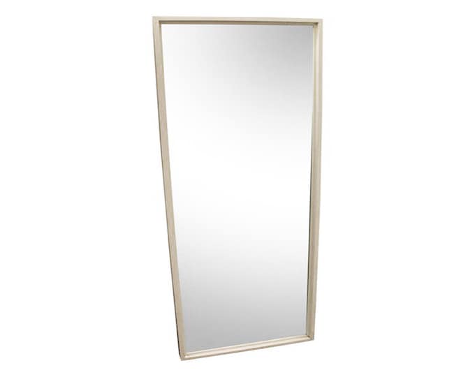 Paul McCobb for Planner Group Mid-Century Modern Long White Wall Mirror