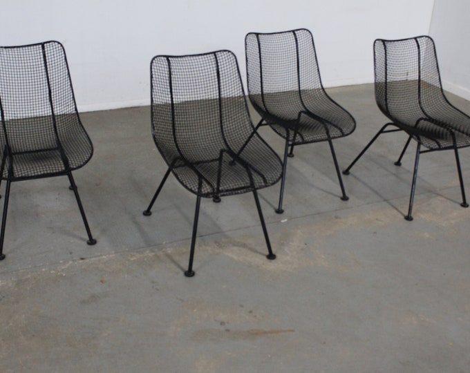 Set of 4 Mid Century Danish Modern Woodard  Sculptura Side Chairs