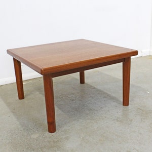 Danish Modern BRDR Furbo Square Teak End Table, Coffee Table, Mid-Century Modern, Scandinavian Modern image 3