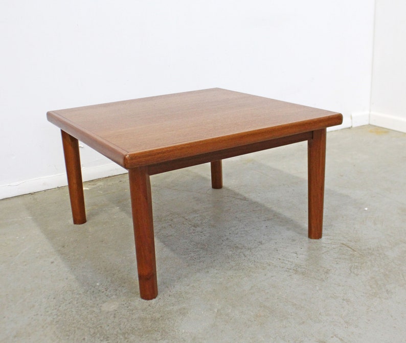 Danish Modern BRDR Furbo Square Teak End Table, Coffee Table, Mid-Century Modern, Scandinavian Modern image 3