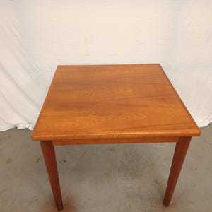 Mid-Century Danish Modern BDR Furbo Space Saver Square Dining Table