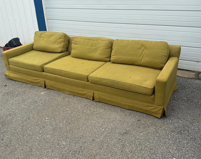 Mid-Century Modern Elongated Dunbar Low Profile 112" Sofa
