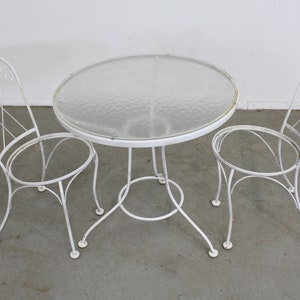 Vintage Mid-Century 3 pc Bistro/Patio Set image 2