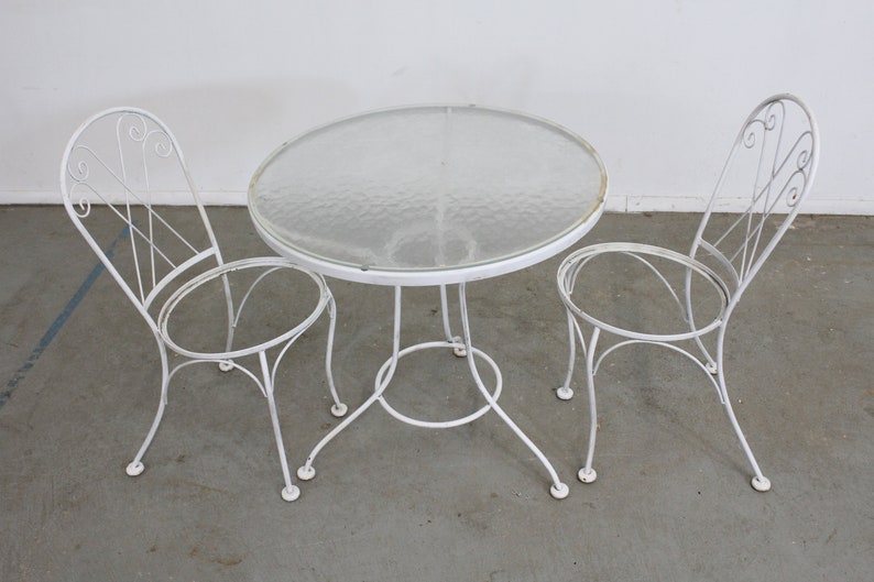 Vintage Mid-Century 3 pc Bistro/Patio Set image 2