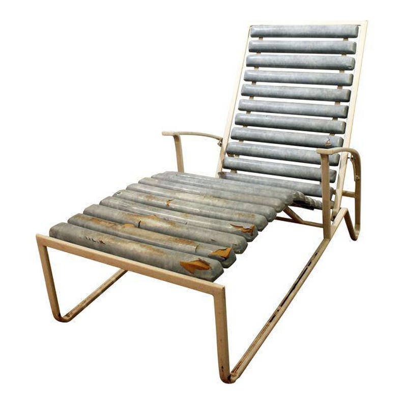 Mid Century Lounge Chair Danish Modern Samsonite Outdoor Patio Image 0