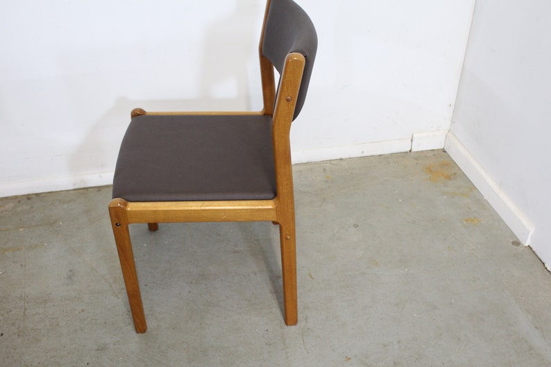 Set of 10 Danish Modern JL Moller Teak Side Dining Chairs image 5