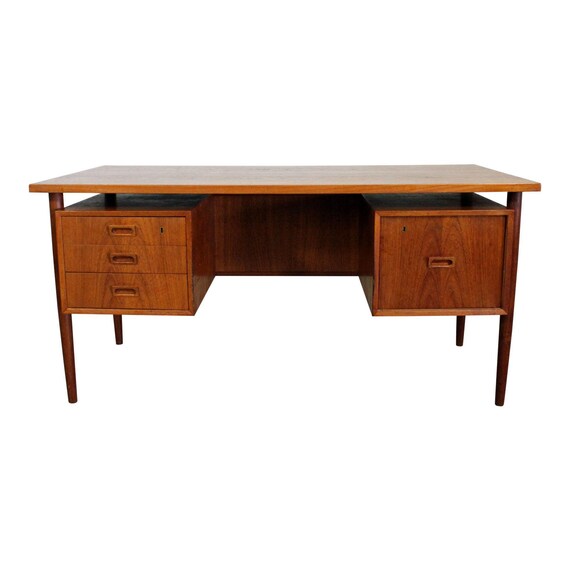 Mid Century Danish Modern Arne Vodder Style Bornholm Floating Etsy