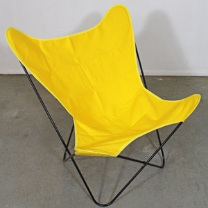 Mid-Century Modern Welded Iron Butterfly Chair Danish Modern Knoll Style image 2