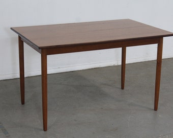 Mid-Century Danish Modern 48" Teak  Dining Table