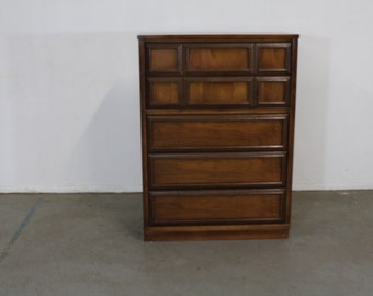 Mid-Century Modern Walnut Tall Chest/Dresser