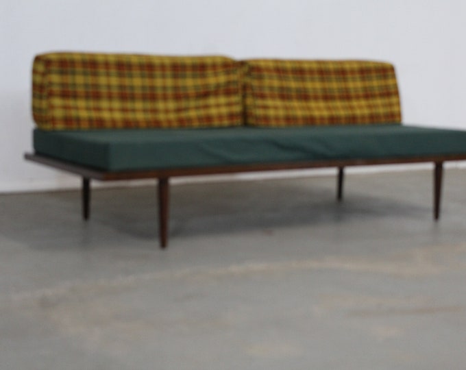 Mid-Century Modern Walnut Daybed/Sofa 74"