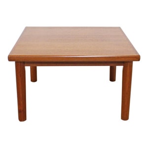 Danish Modern BRDR Furbo Square Teak End Table, Coffee Table, Mid-Century Modern, Scandinavian Modern image 1