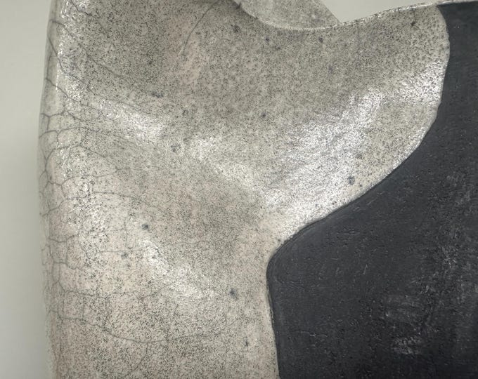 Mid-Century Abstract Free-Form Pottery Vase- Sills Studio