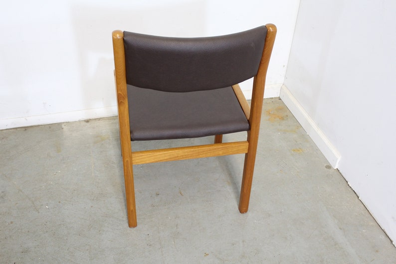 Set of 10 Danish Modern JL Moller Teak Side Dining Chairs image 6