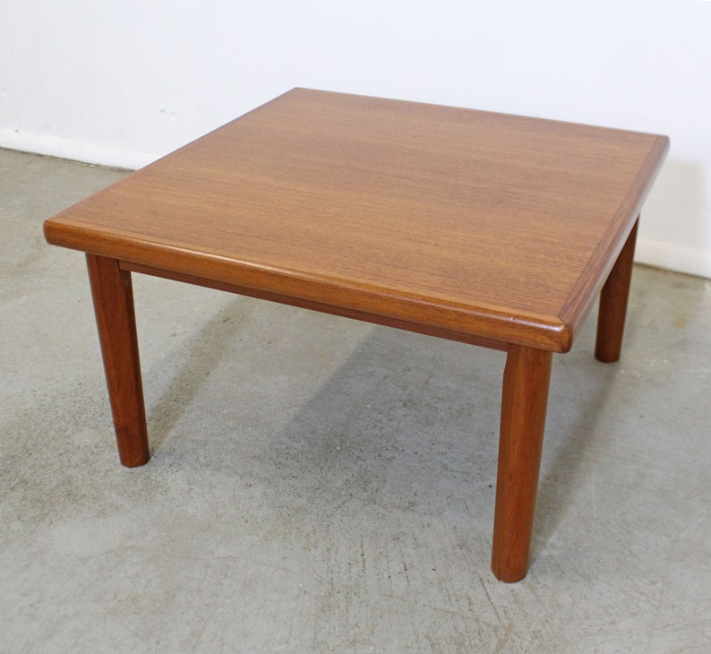 Danish Modern BRDR Furbo Square Teak End Table, Coffee Table, Mid-Century Modern, Scandinavian Modern image 2