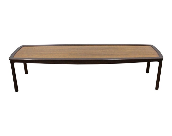 Mid-Century Modern Asian Edward Wormley Dunbar Long Rosewood Coffee Table