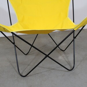 Mid-Century Modern Welded Iron Butterfly Chair Danish Modern Knoll Style image 7