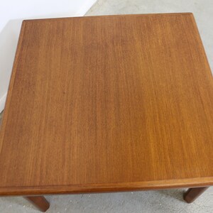 Danish Modern BRDR Furbo Square Teak End Table, Coffee Table, Mid-Century Modern, Scandinavian Modern image 4