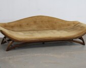 Vintage Mid-Century Modern Adrian Pearsall Style Gondola Sofa