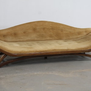 Vintage Mid-Century Modern Adrian Pearsall Style Gondola Sofa
