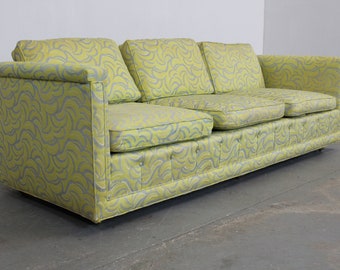 Mid-Century Modern  1970's Low Profile Pitt Sofa 93