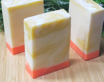 Citrus Sunrise  Soap, Orange Soap, Natural Soap, Artisan Soap, Handcrafted Soap, Gift For Her