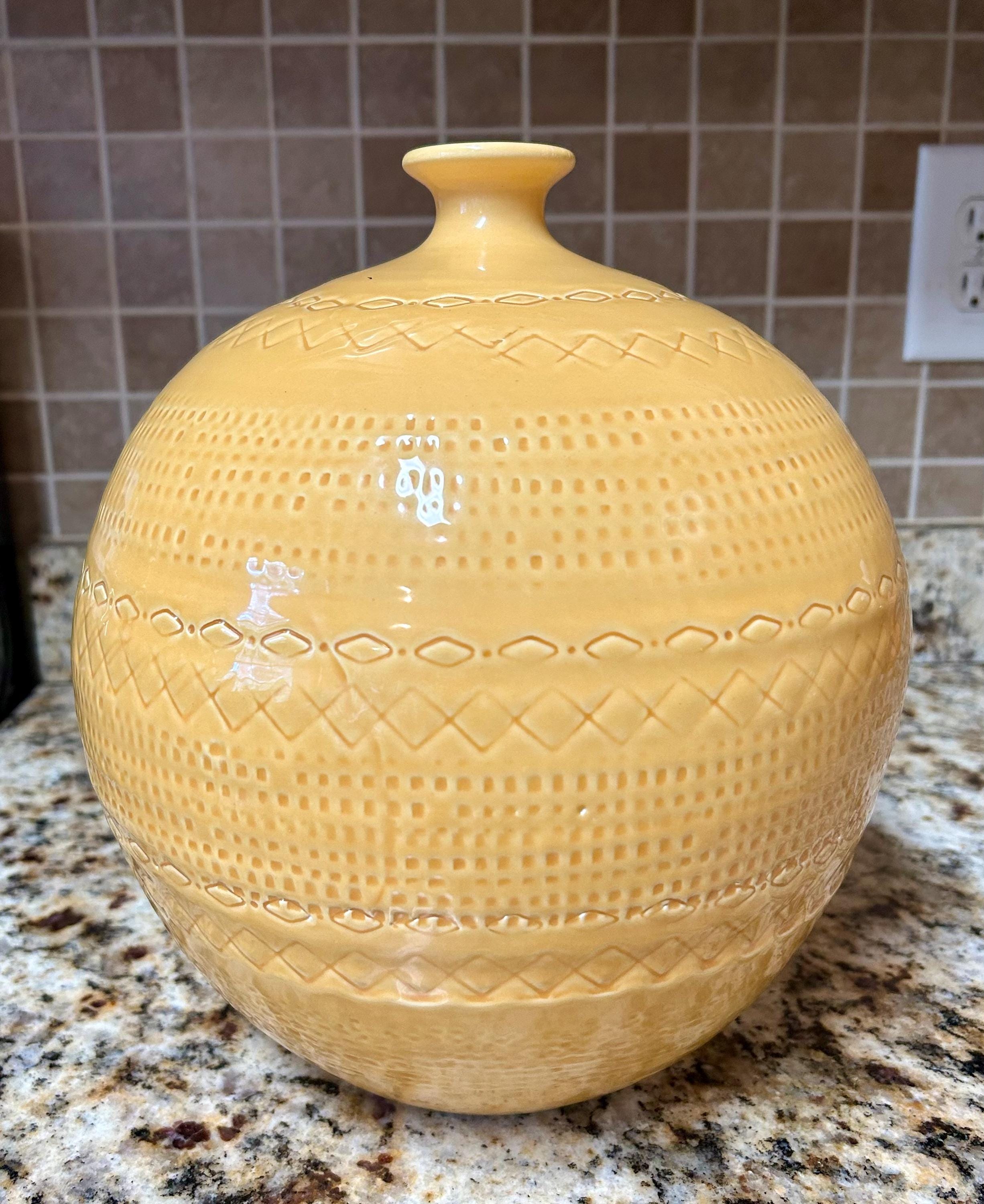 1960s Italy Vintage Vase ビトッシ風 リミニイエロー Bitossi Yellow Vase - Etsy