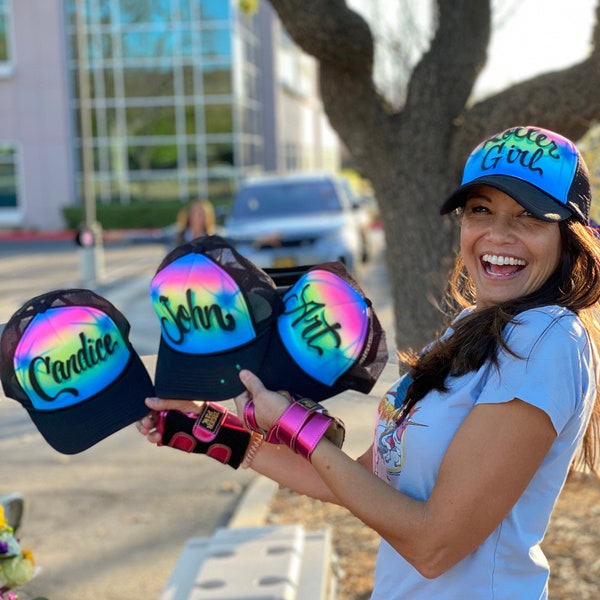 TWO MORE | Airbrush Trucker Hats